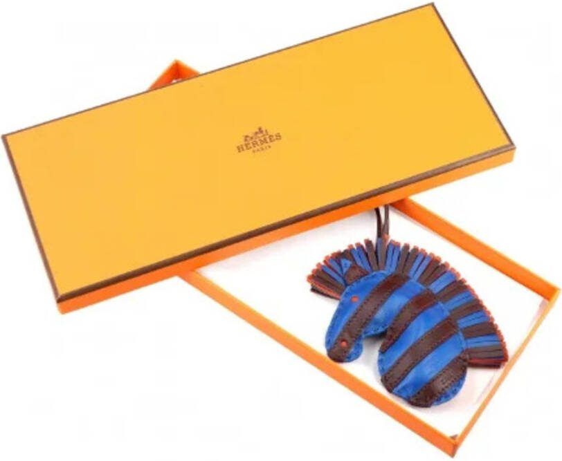 Hermès Vintage Tweedehands accessoire Blauw Dames