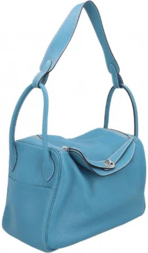 Hermès Vintage Tweedehands schoudertas Blauw Dames