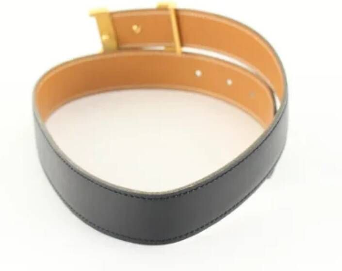 Hermès Vintage Tweedehands riem Zwart Dames