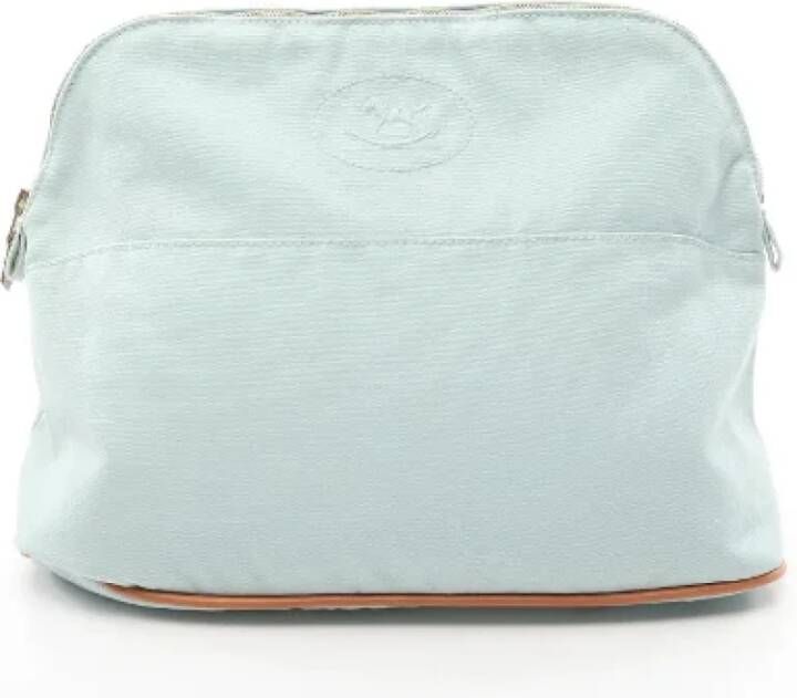Hermès Vintage Pre-owned Canvas handbags Blue Dames