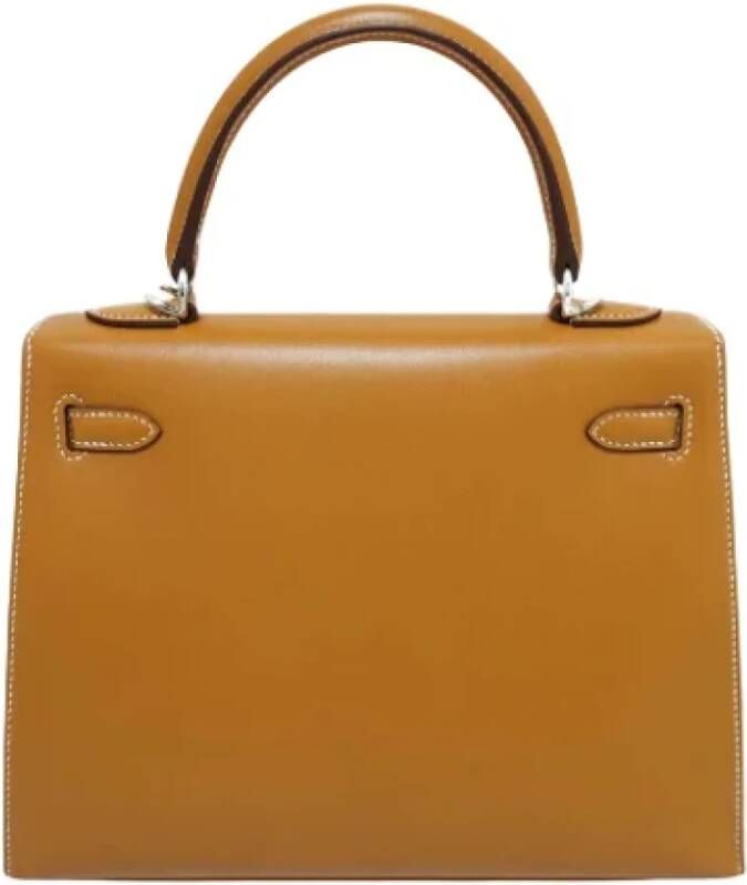 Hermès Vintage Pre-owned Canvas handbags Bruin Dames