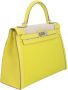 Hermès Vintage Pre-owned Canvas handbags Yellow Dames - Thumbnail 2