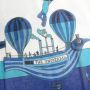 Hermès Vintage Pre-owned Cotton scarves Blauw Dames - Thumbnail 2