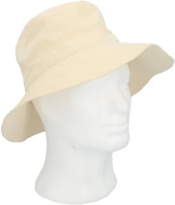 Hermès Vintage Pre-owned Fabric hats Beige Dames