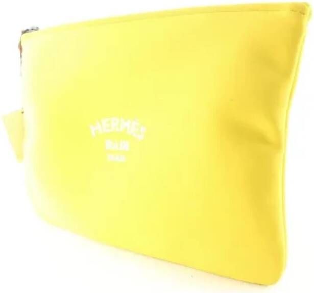 Hermès Vintage Pre-owned Fabric home-office Geel Dames