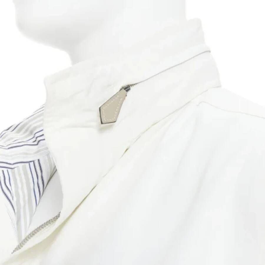 Hermès Vintage Pre-owned Fabric outerwear White Dames