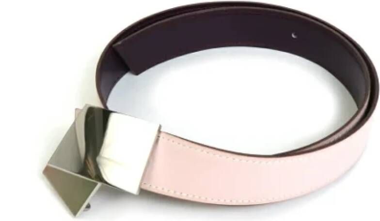Hermès Vintage Pre-owned Leather belts Pink Dames