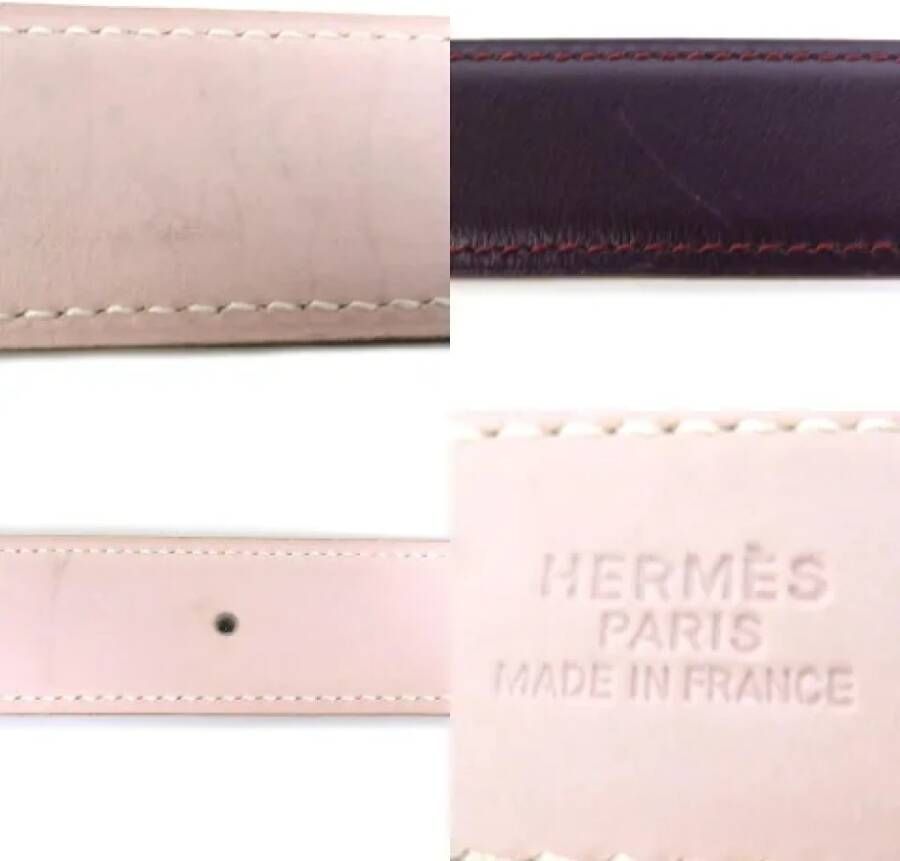 Hermès Vintage Pre-owned Leather belts Pink Dames