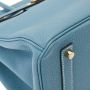 Hermès Vintage Pre-owned Leather handbags Blue Dames - Thumbnail 8