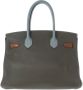 Hermès Vintage Pre-owned Leather handbags Purple Dames - Thumbnail 1