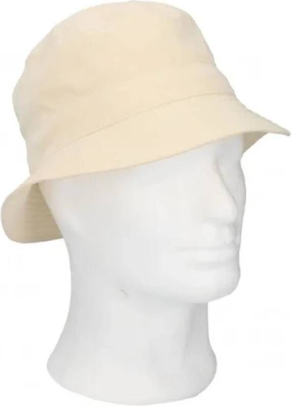 Hermès Vintage Pre-owned Leather hats Beige Unisex