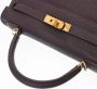 Hermès Vintage Pre-owned Leather shoulder-bags Purple Dames - Thumbnail 3