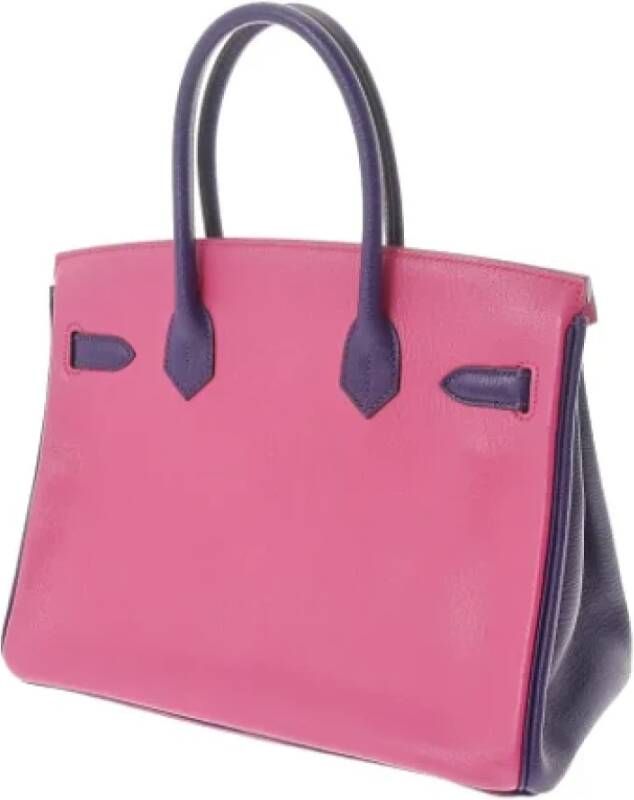 Hermès Vintage Pre-owned Leather shoulder-bags Roze Dames