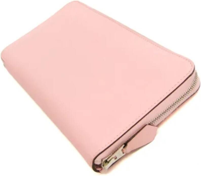 Hermès Vintage Pre-owned Leather wallets Roze Dames
