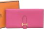 Hermès Vintage Pre-owned Leather wallets Roze Dames - Thumbnail 2