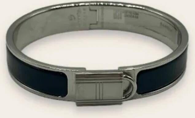Hermès Vintage Pre-owned Metal bracelets Blue Dames