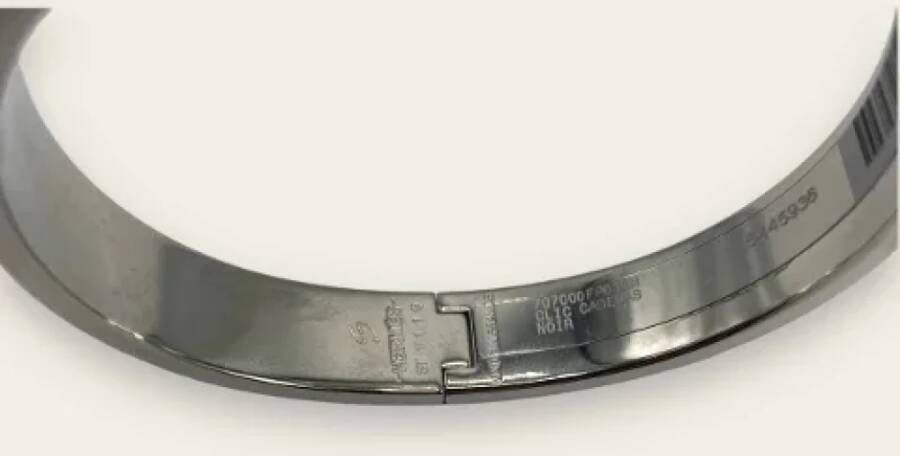 Hermès Vintage Pre-owned Metal bracelets Blue Dames