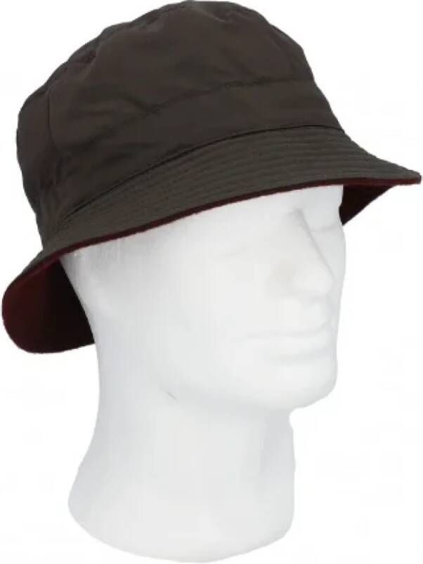 Hermès Vintage Pre-owned Nylon hats Bruin Unisex