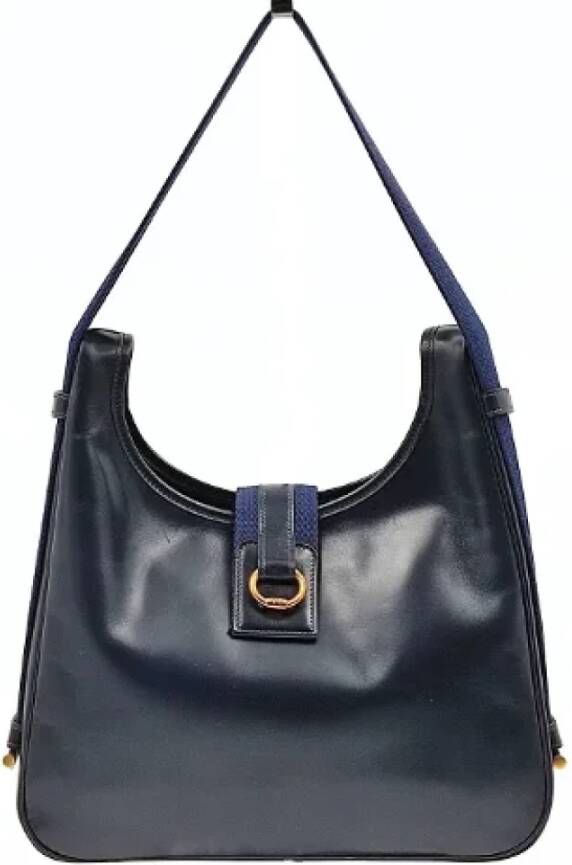 Hermès Vintage Pre-owned Shoulder Bags Blauw Dames