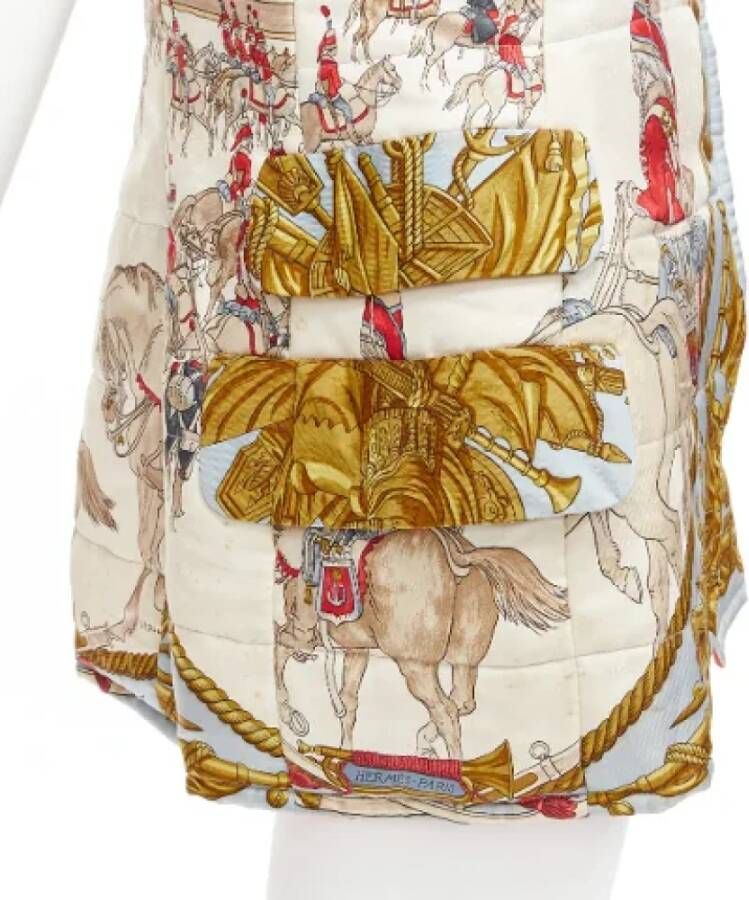 Hermès Vintage Pre-owned Silk outerwear Multicolor Dames