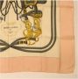Hermès Vintage Pre-owned Silk scarves Beige Dames - Thumbnail 6