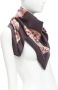 Hermès Vintage Pre-owned Silk scarves Purple Dames - Thumbnail 2
