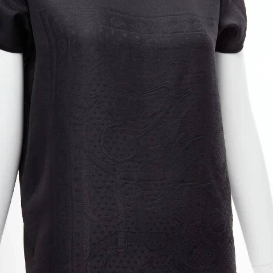 Hermès Vintage Pre-owned Silk tops Black Dames