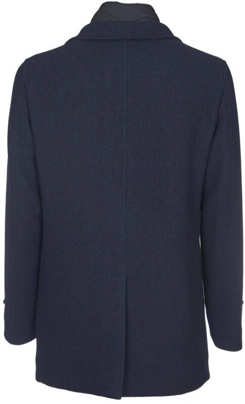 Herno Dubbelbreasted Jas Blauw Heren