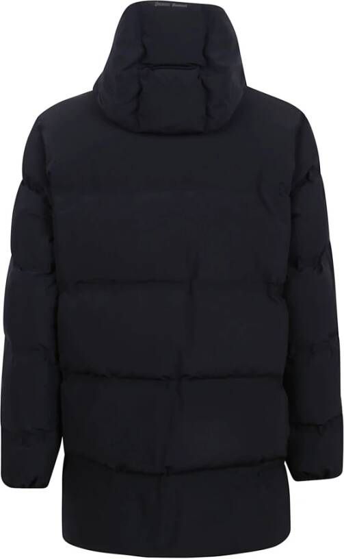 Herno Donkerblauwe Gewatteerde Jas Blauw Heren
