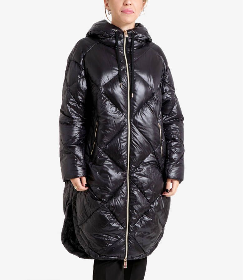 Herno Coats Black Zwart Dames