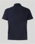 Herno Casual Crepe Polo Shirt Blauw Heren - Thumbnail 2