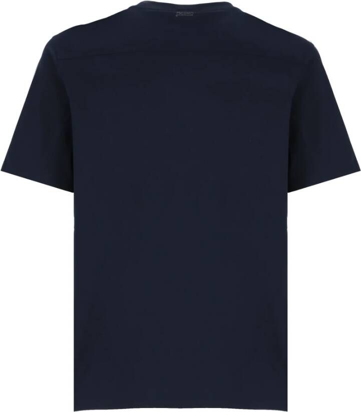 Herno T-Shirts Blauw Heren