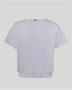 Herno Stijlvolle T-shirt met elastische onderkant White Dames - Thumbnail 2