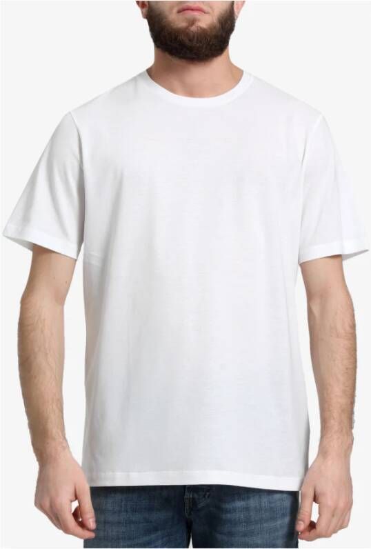 Herno Veelzijdig Heren T-shirt van Stretch Katoen Wit Heren