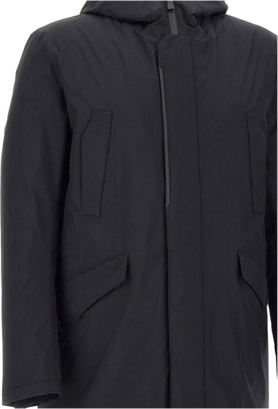 Herno Zwarte Heren Parka Jassen Zwart Heren