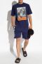 Heron Preston Bedrukt T-shirt Blauw Heren - Thumbnail 2
