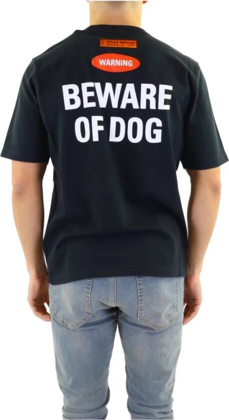 Heron Preston T-shirt met hondenprint Zwart - Foto 3