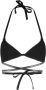 Heron Preston Zwarte Bikini Top met Strass Steentjes Black Dames - Thumbnail 6