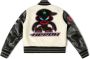 Heron Preston Bomberjack met Varsity-patch Beige - Thumbnail 2