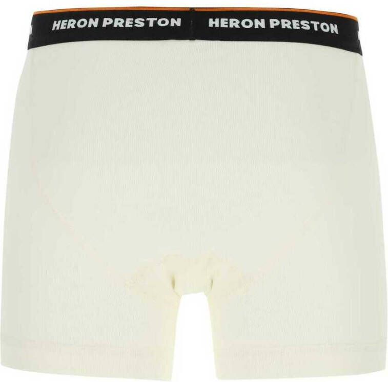 Heron Preston Ivoor stretch katoenen bokserset Wit Heren