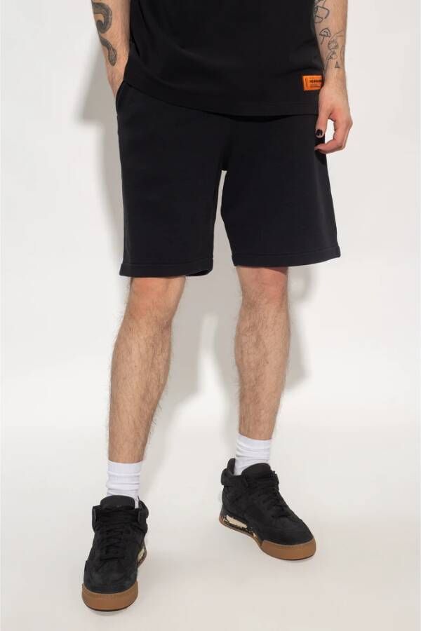 Heron Preston Casual zwarte shorts Zwart Heren