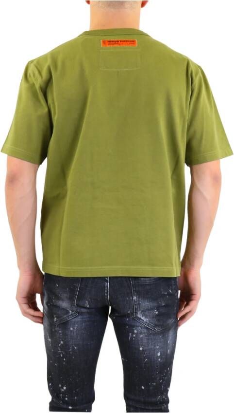 Heron Preston T-Shirt Klassieke Stijl Groen Heren