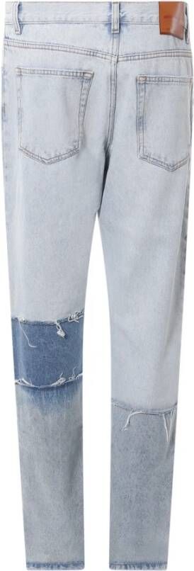 Heron Preston Katoenen Jeans met Logo Patch Blauw Heren