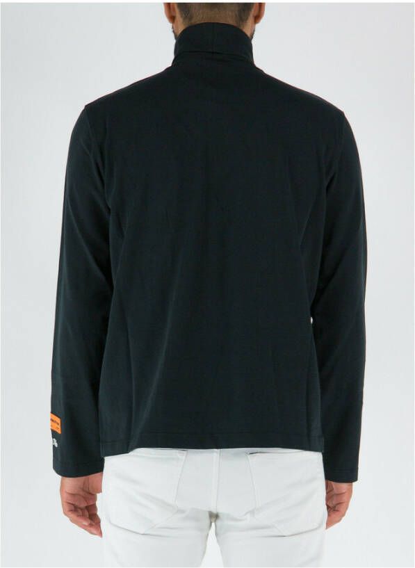 Heron Preston Oversized Coltrui Sweater Zwart Heren