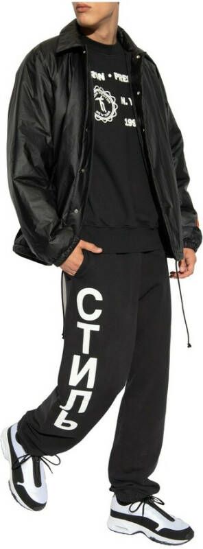 Heron Preston Trainingsbroek met logoprint Zwart - Foto 4