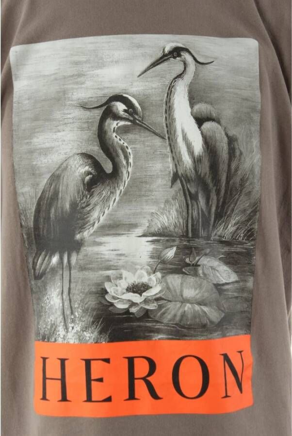 Heron Preston Heren Grijs Katoenen T-Shirt Grijs Heren