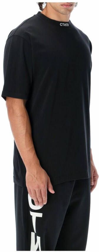 Heron Preston T-shirt met logopatch Zwart - Foto 5