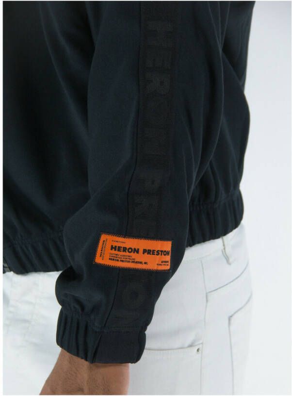 Heron Preston Logo-Stripe Rits Track Jacket Zwart Heren - Foto 5