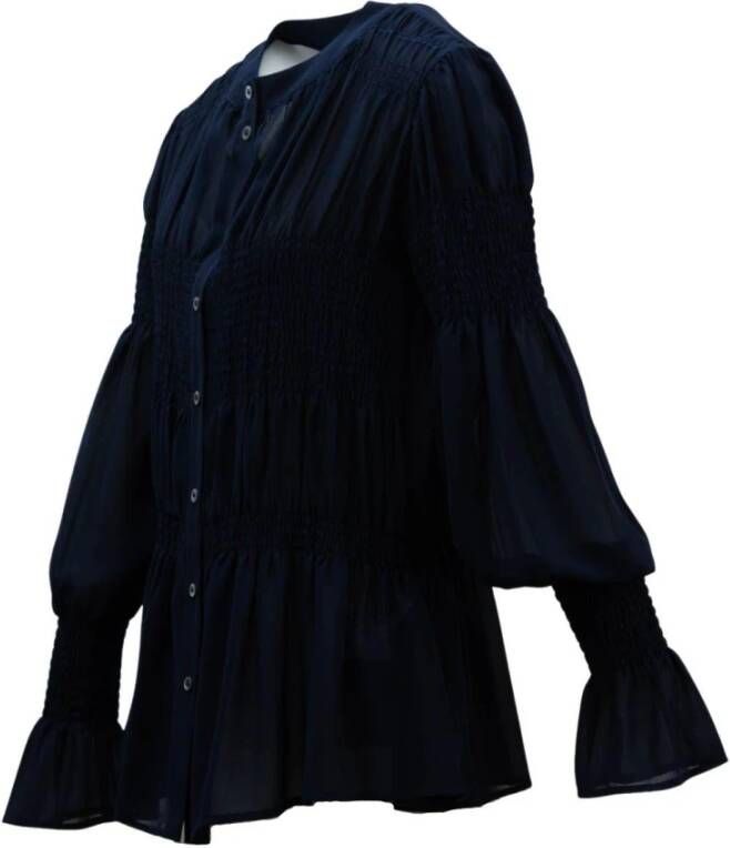 High Blouses Blauw Dames
