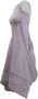 High Short Dresses Beige Dames - Thumbnail 2